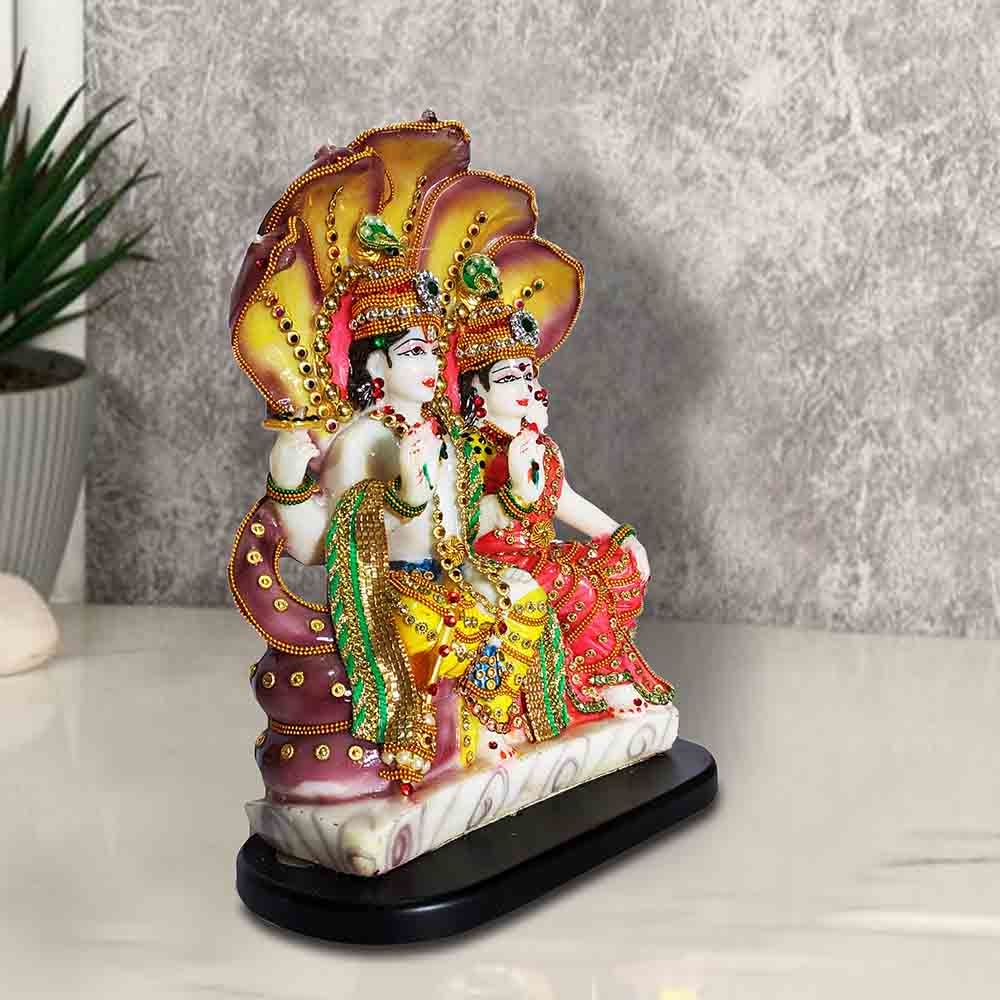 Lord Vishnu Lakshmi Statue For Home